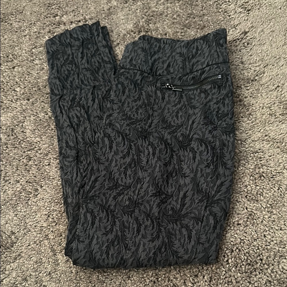 Style & Co Petite Stretch Dress Pants-Nice Pattern and Zip Pocket Style